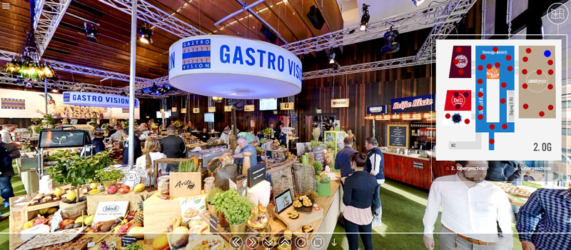 Panorama-Rundgang über die Gastro Vision 2019 – Deutschlands Businessforum für Entscheider aus Hotellerie, Gastronomie und Catering.