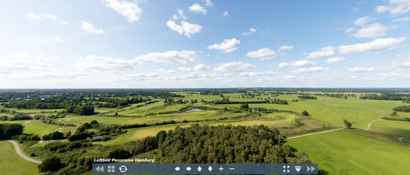 Panorama - Luftbild-Fotografie mit der Drohne